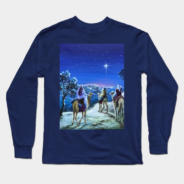 The Three Wise Men Long Sleeve T-Shirt by artdesrapides